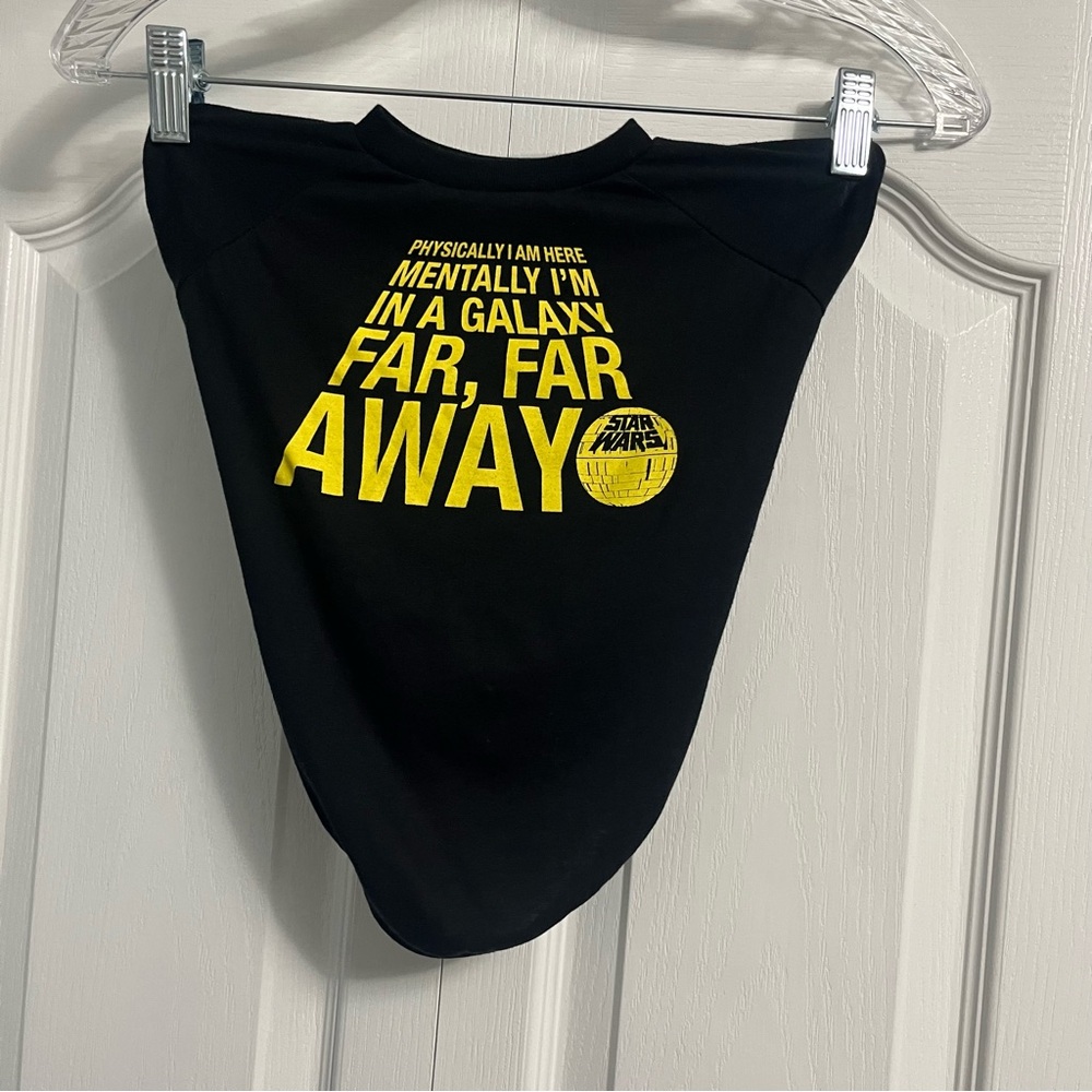 STAR WARS graphic tee for dogs size medium fandom cosplay